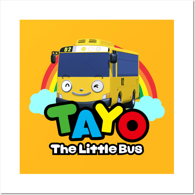 Lani Tayo The Little Bus Wall Art by GOPLAY